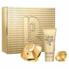 Paco Rabanne Lady Million 80ml EDP + 100ml Body Lotion + 5ml EDP Mini For Women Gift Set