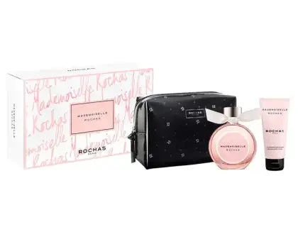 Rochas Mademoiselle 90ml EDP + 100ml Body Lotion + Toiletry Pouch For Women Gift Set 1 Rochas Mademoiselle 90ml EDP + 100ml Body Lotion + Toiletry Pouch For Women Gift Set