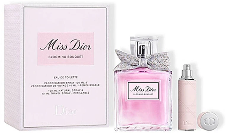 Dior Miss Dior Blooming Bouquet 100ml EDT + 10ml EDT Refillable For Women Gift Set 1 Dior Miss Dior Blooming Bouquet 100ml EDT + 10ml EDT Refillable For Women Gift Set