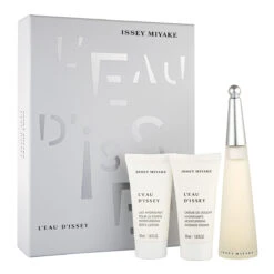 Issey Miyake L'Eau D'Issey For Women 50ml EDT Gift Set + 50ml Body Lotion + 50ml Shower Gel