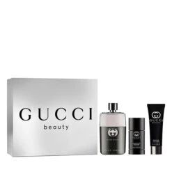 Gucci Guilty Pour Homme 90ml EDT + 50ml Shower Gel + 70g Deo For Men Gift Set