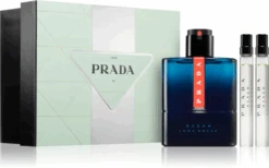 Prada Luna Rossa Ocean Gift Set 100ml EDT + 10ml Mini X2