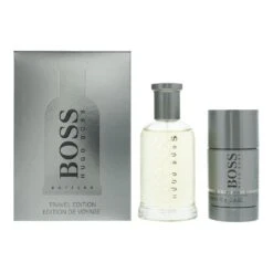 Hugo Boss Bottled Gift Set For Men 100ml EDT + 75ml Deo Stick