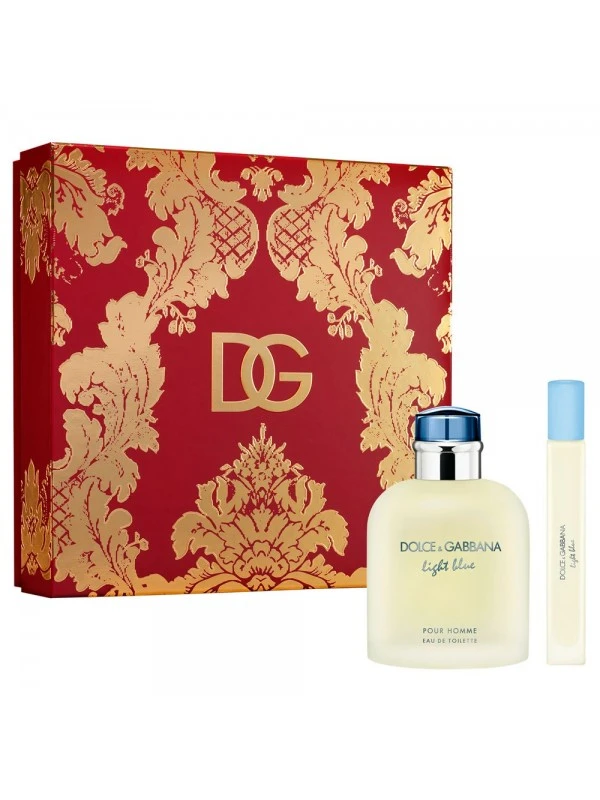 Dolce & Gabbana Light Blue 125ml EDT + 10ml EDT For Men Gift Set 1 Dolce & Gabbana Light Blue 125ml EDT + 10ml EDT For Men Gift Set