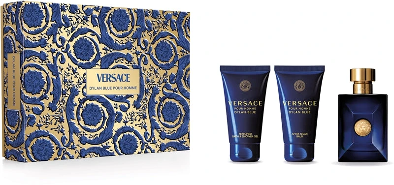 Versace Dylan Blue Pour Homme 50ml EDT + 50ml Aftershave Balm + 50ml Shower Gel For Men GIFT SET 1 Versace Dylan Blue Pour Homme 50ml EDT + 50ml Aftershave Balm + 50ml Shower Gel For Men GIFT SET